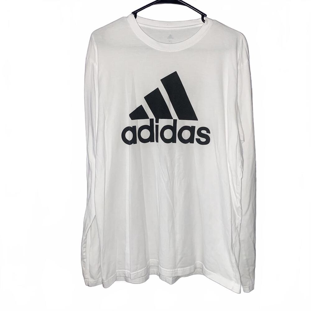 Adidas Golf White Long Sleeve Tee XL Minimalist Athletic Streetwear Sportcore